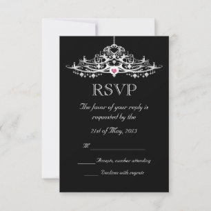 Elegante Chandelier Wedding RSVP
