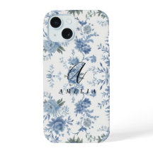 Elegante Chinoiserie Blue Toile