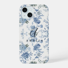 Elegante Chinoiserie Blue Toile