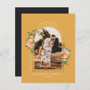Elegante Citrus Orchard   Boho Save the Date