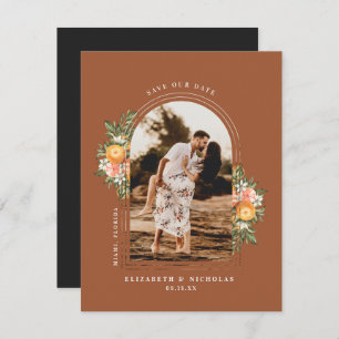 Elegante Citrus Orchard Boho Save the Date
