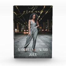 Elegante Clase de 20XX Bloque de foto acrílico