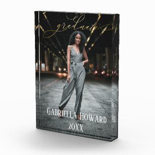 Elegante Clase de 20XX Bloque de foto acrílico