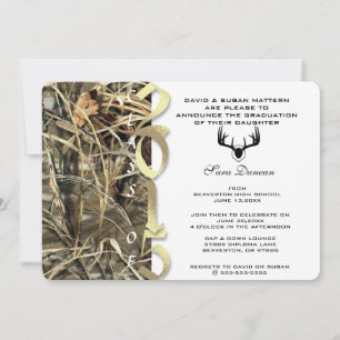 Elegante clásico lindo 2015 Invitación a graduació