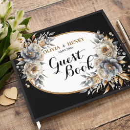Elegante Classic Floral Rustic Boda Libro 5