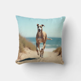 Elegante Cojín decorativo de Greyhound italiano