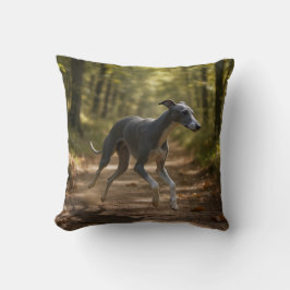 Elegante Cojín decorativo de Greyhound italiano