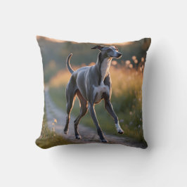 Elegante Cojín decorativo de Greyhound italiano