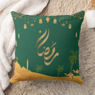 Elegante Cojín decorativo del desierto del Ramadán