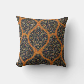 Elegante cojín decorativo dorado y negro – Tradici