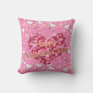 Elegante Cojín decorativo El día de San Valentín d