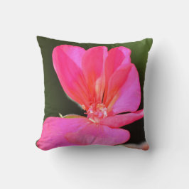 Elegante Cojín decorativo floral de Geranium