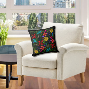 Elegante Cojín decorativo folclórico latinoamerica