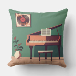 Elegante Cojín decorativo Grand Piano