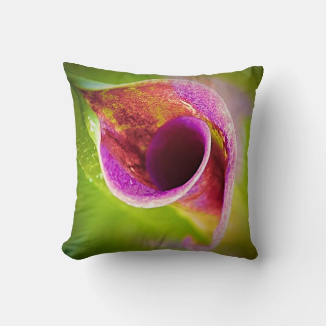 Elegante Cojín decorativo Lily (Anverso)