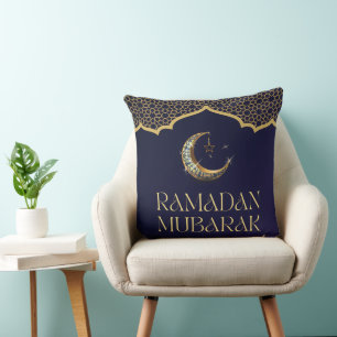 Elegante cojín decorativo Ramadan Mubarak