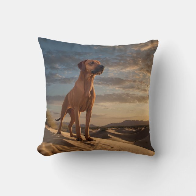 Elegante Cojín decorativo Rhodesian Ridgeback (Anverso)