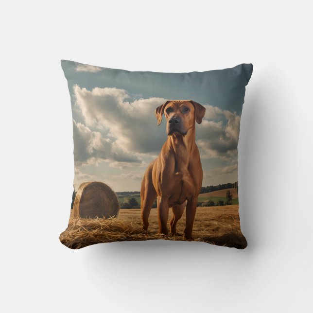 Elegante Cojín decorativo Rhodesian Ridgeback (Anverso)