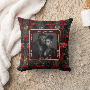 Elegante Cojín decorativo Sentimental 25 Aniversar