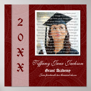 Elegante Collage de fotos de Graduación Arte Pared