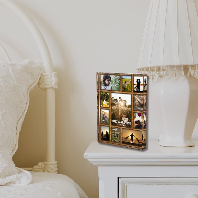 Elegante Collage de fotos Faux Bronze Frame (Subido por el creador)