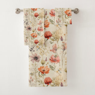 Elegante Collage floral vintage