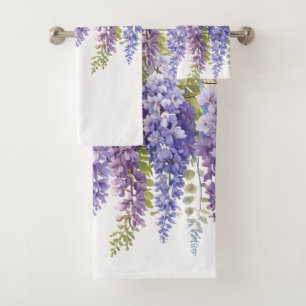 Elegante color morado glicinia floral