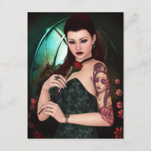 Elegante como postal color de rosa