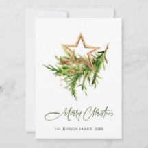 Elegante composición bohemia de árbol de Navidad