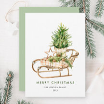 Elegante composición bohemia de árbol de Navidad