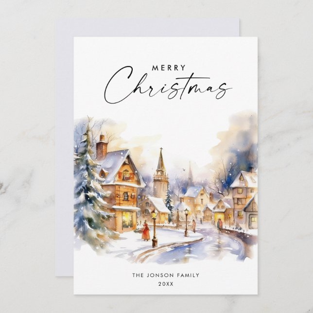 Elegante composición bohemia de árbol de Navidad (Anverso / Reverso)