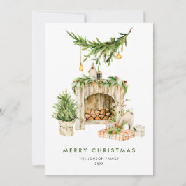 Elegante composición bohemia de árbol de Navidad