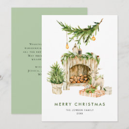 Elegante composición bohemia de árbol de Navidad