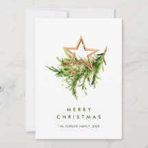 Elegante composición bohemia de árbol de Navidad