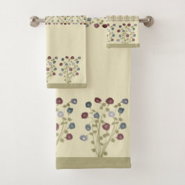 Elegante con acento floral coordinado