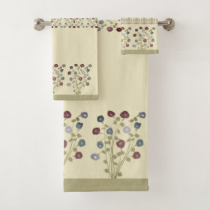 Elegante con acento floral coordinado