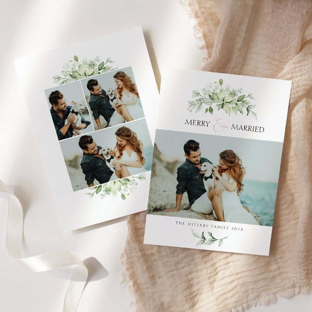 Elegante con tarjeta de vacaciones de 4 fotos (Subido por el creador)