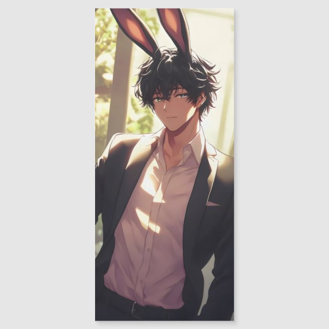 Elegante conejo Ikemen Anime (Anverso)