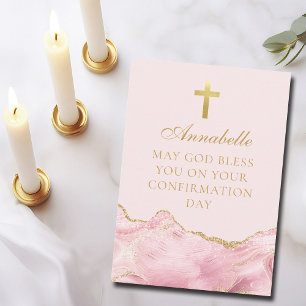 Elegante Confirmación Felicitaciones Personalizado