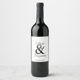 Elegante conjunto de etiquetas de alimentos y bebi