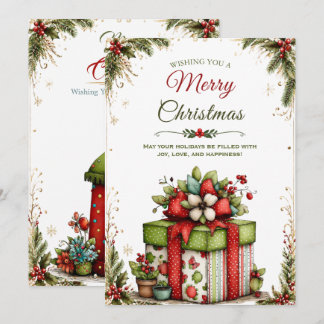 Elegante conjunto de tarjetas de felicitación de N