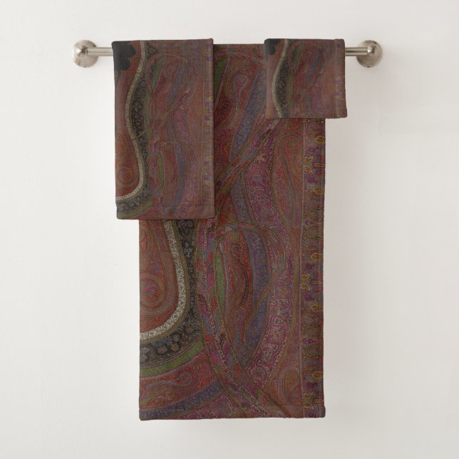 Elegante conjunto de toallas pasteliales de Cachem (In situ)