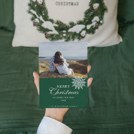 Elegante copo de nieve | Feliz Navidad | PERSONALI