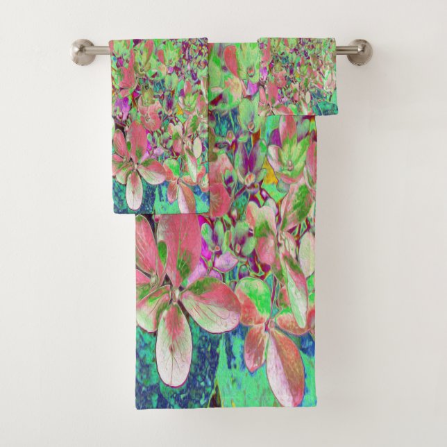 Elegante Coral y Chartreuse Limelight Hydrangea (In situ)