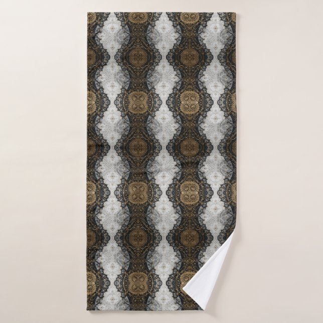 Elegante Corazón de Lacework (Toalla de baño)