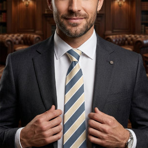 Elegante Corbata Champán Gris Padre de la Novia