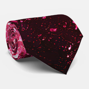 Elegante corbata rosada secuencial
