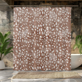 Elegante Cortina de ducha de impresión de ciervos 