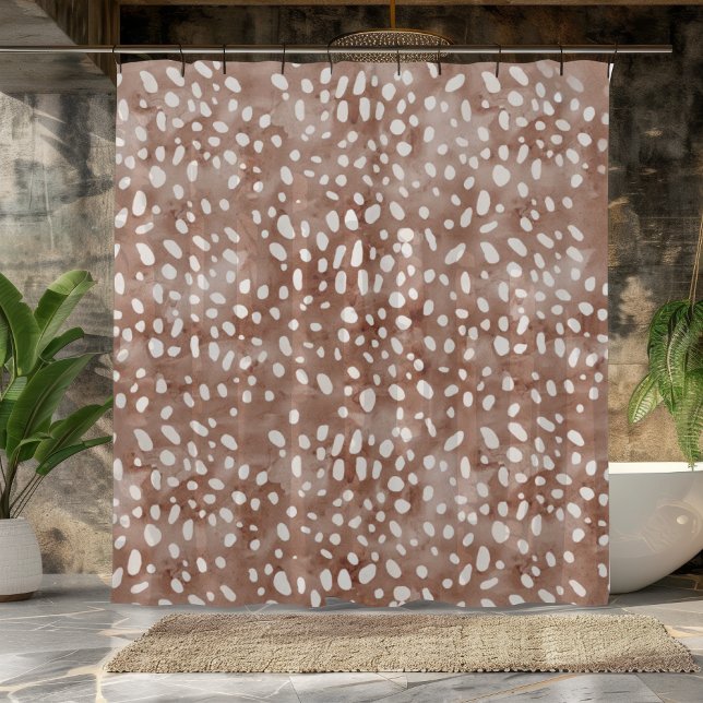 Elegante Cortina de ducha de impresión de ciervos  (Subido por el creador)