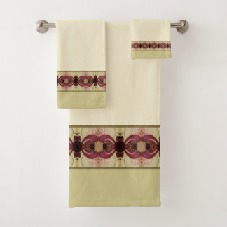 Elegante crema borgoña y beige